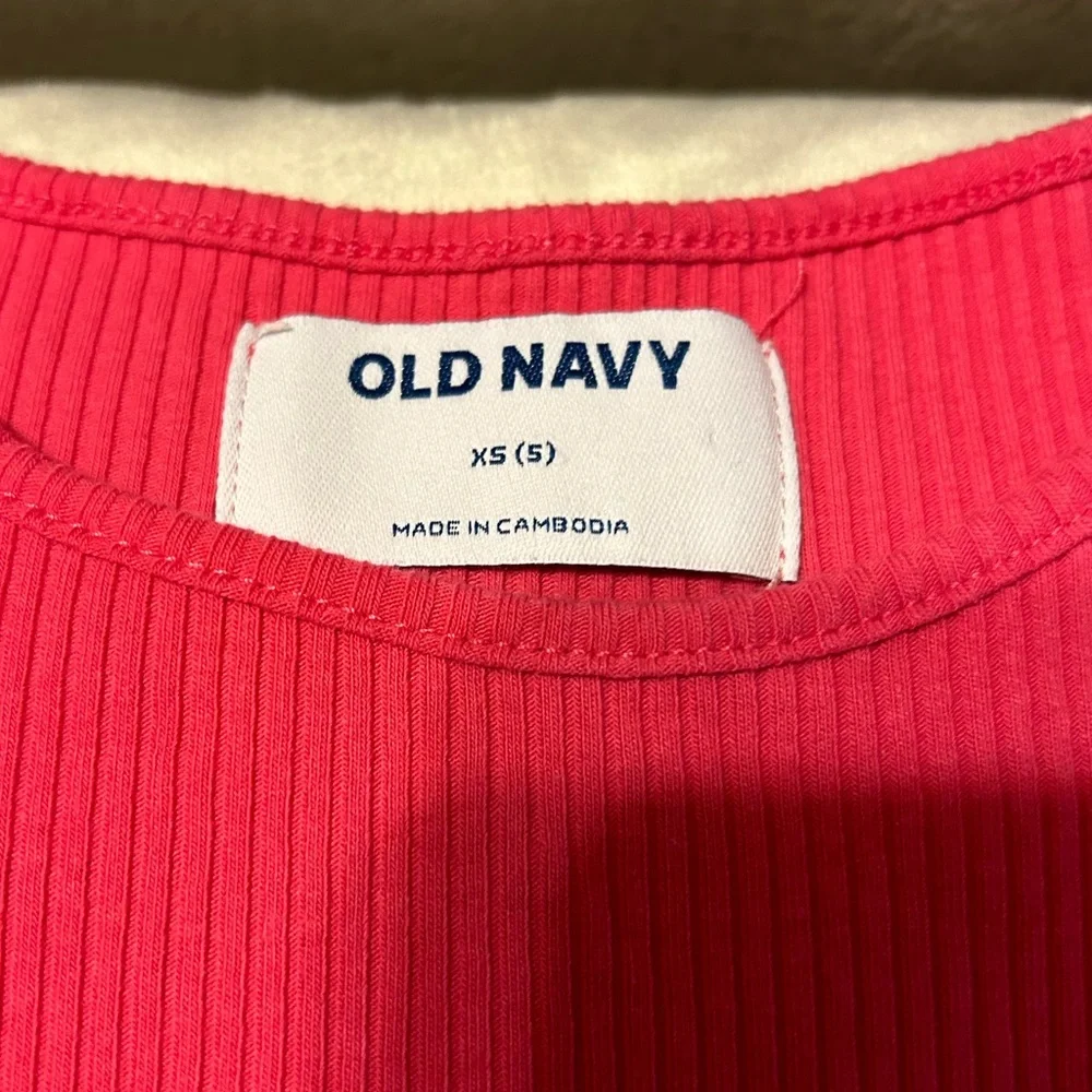 Old Navy Rib-Knit Short Sleeve Tiered Dress - Lot of 2